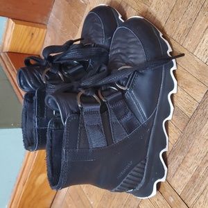 SOREL Waterproof Black Boots